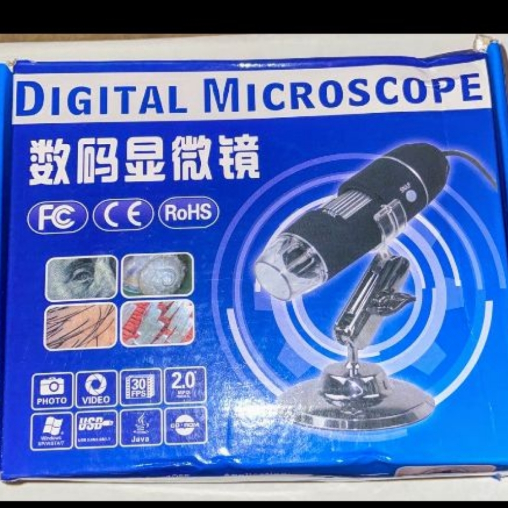 USB Digital Microscope 1000X, Compatible OS WIN2000/2003/XP//Vista/7,Linux